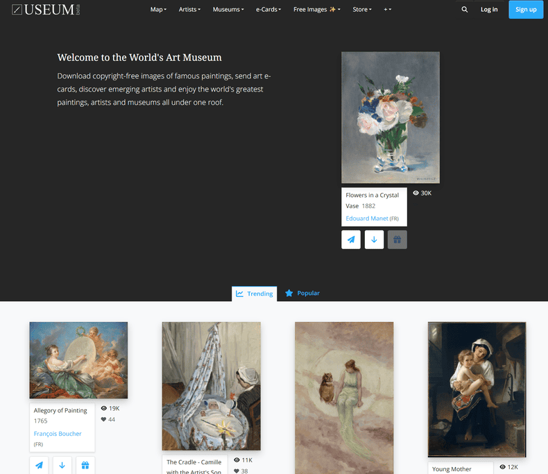 USEUM 站点截图